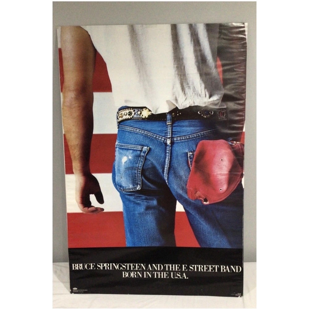 NEW BRUCE SPRINGSTEEN & E STREET BAND BORN IN USA 1985 VINTAGE POSTER WINTERLAND